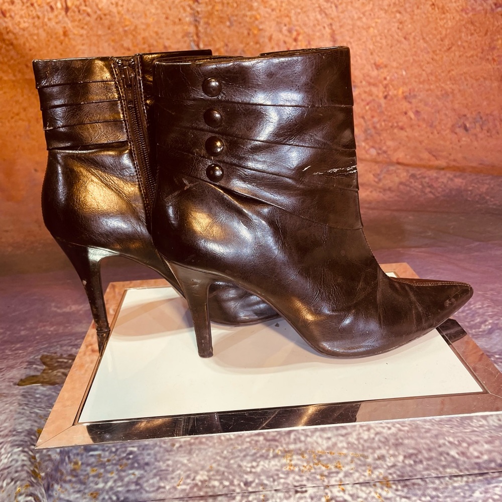 Brown ankle boot